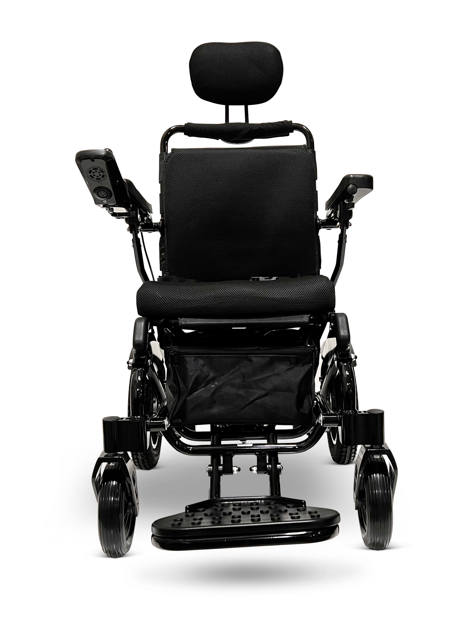 MAJESTIC IQ-9000 Auto Recline Remote Controlled Electric Wheelchair Black Standard