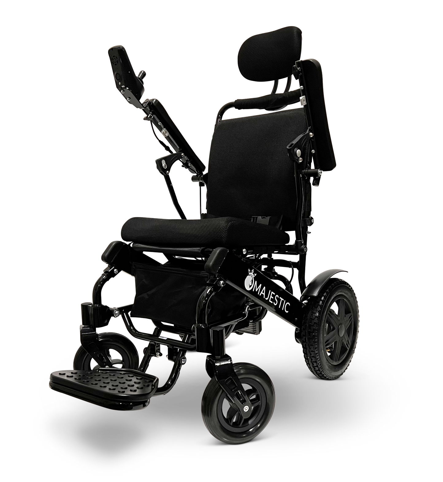 MAJESTIC IQ-9000 Auto Recline Remote Controlled Electric Wheelchair Black Standard