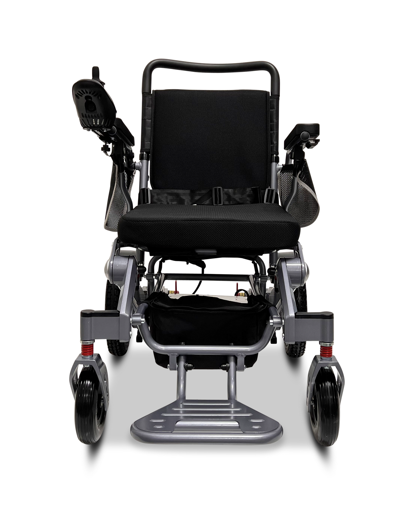 MAJESTIC IQ-7000 Auto Folding Remote Controlled Electric Wheelchair Silver Standard