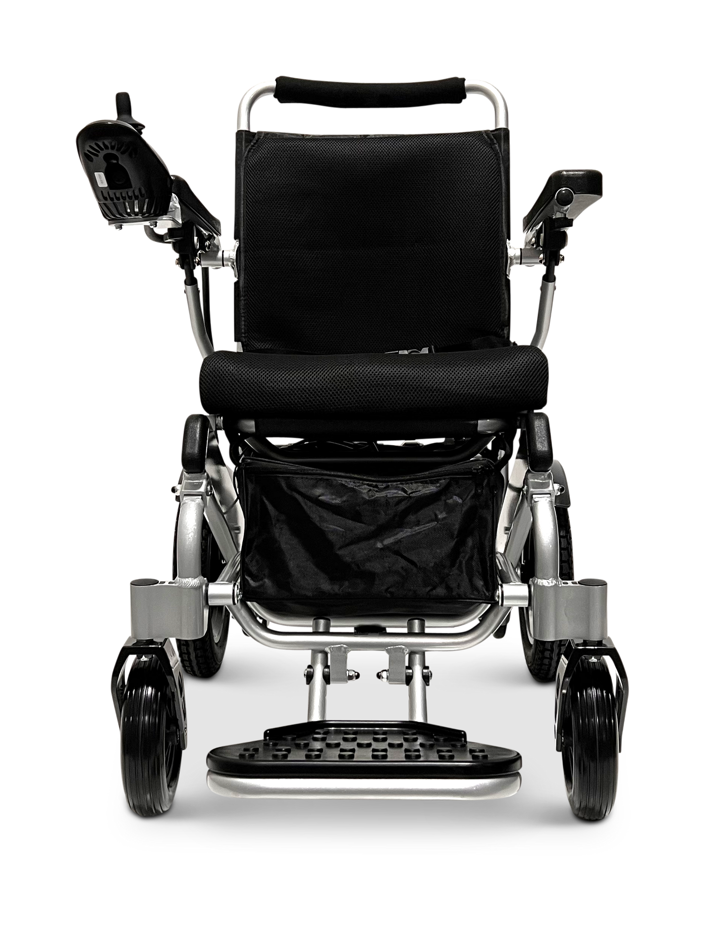 MAJESTIC IQ-8000 Remote Controlled Lightweight Electric Wheelchair Silver Standard