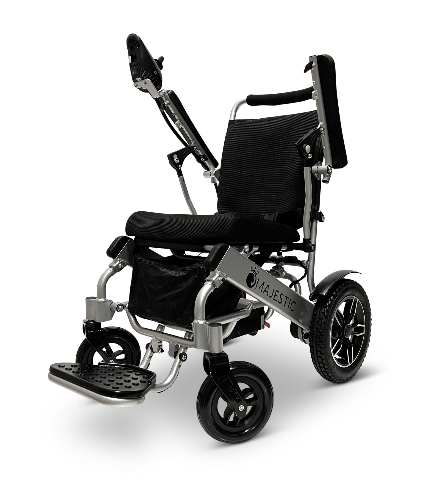 MAJESTIC IQ-8000 Remote Controlled Lightweight Electric Wheelchair Silver Standard