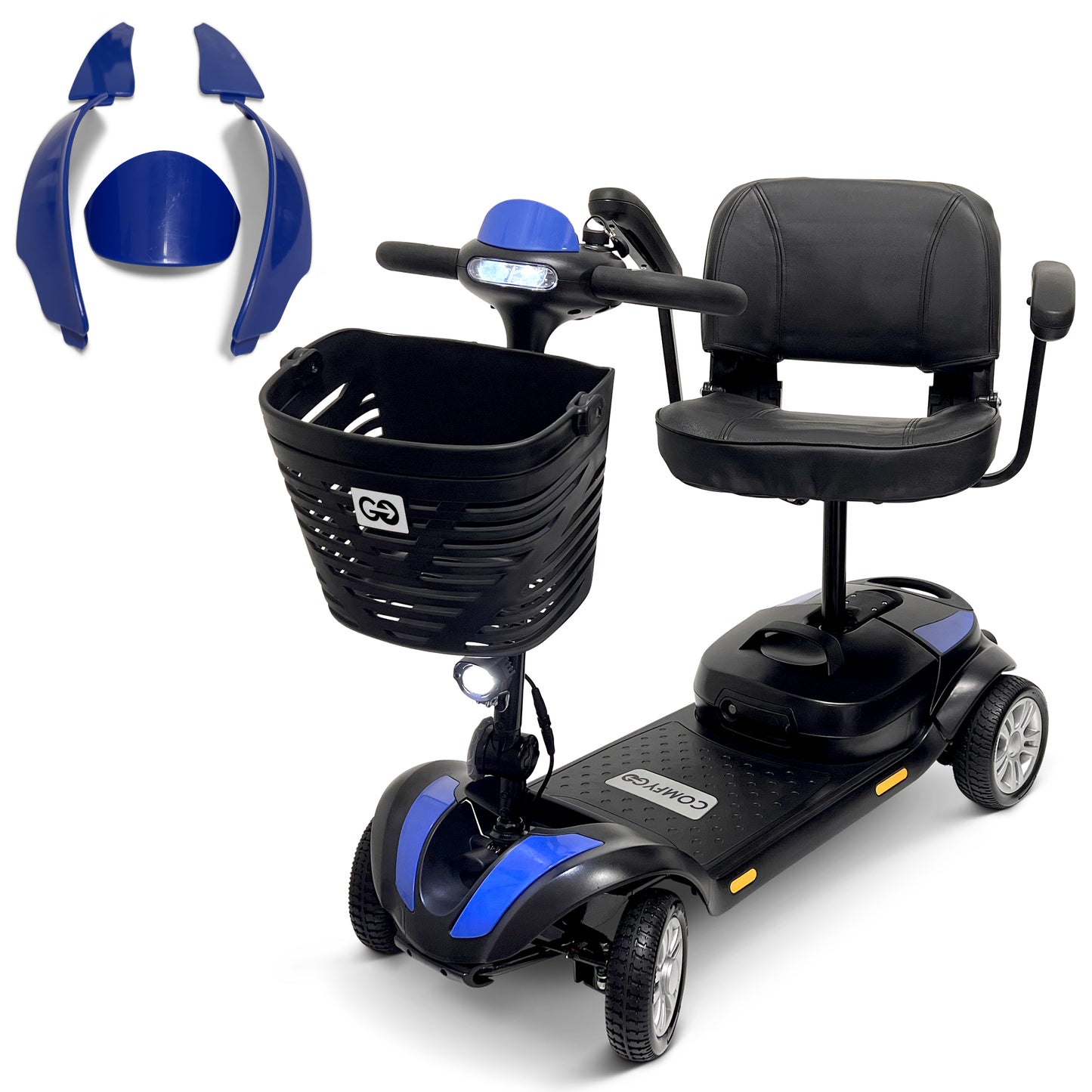 Z-4 Ultra-Light Electric Mobility Scooter with Quick-Detach Frame