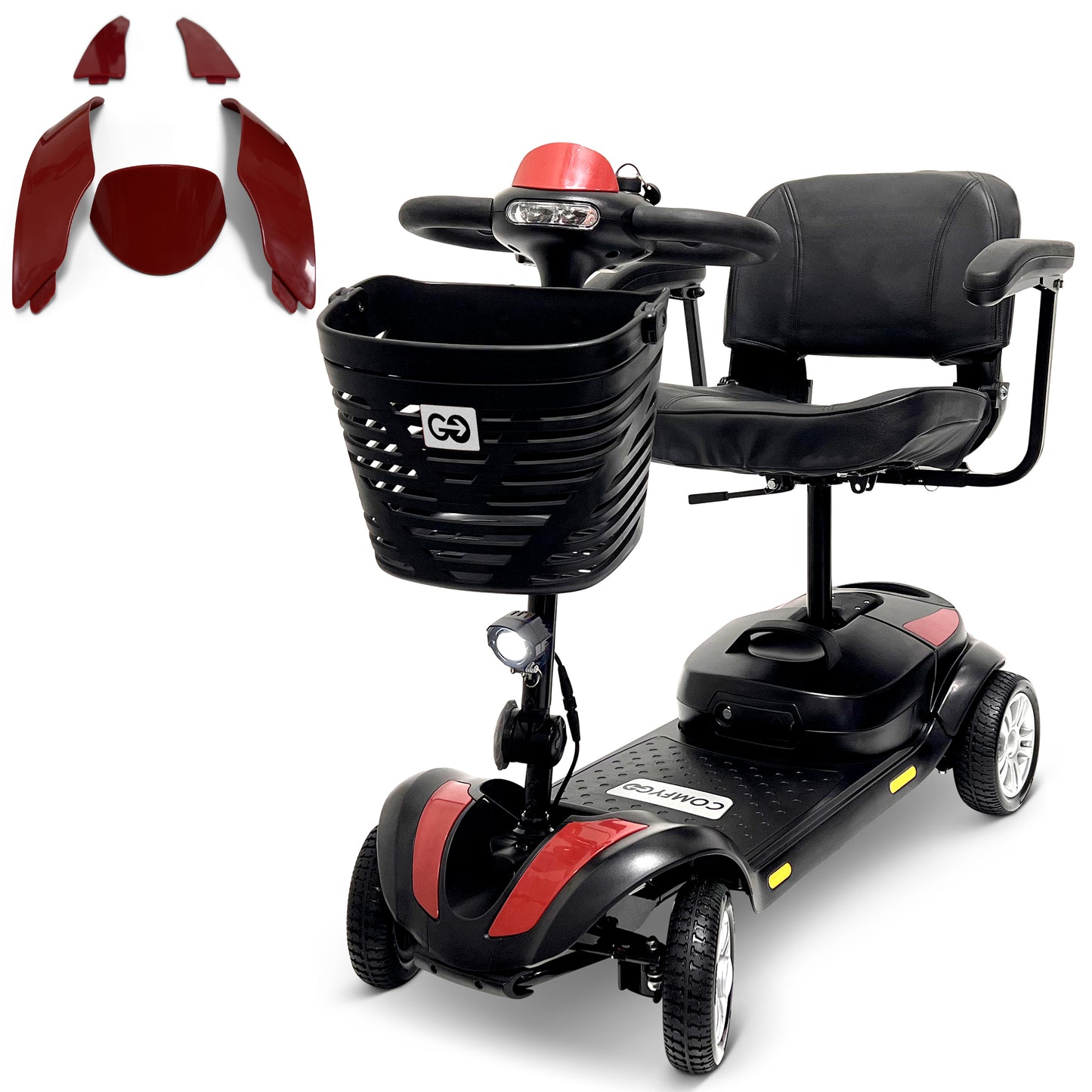 Z-4 Ultra-Light Electric Mobility Scooter with Quick-Detach Frame