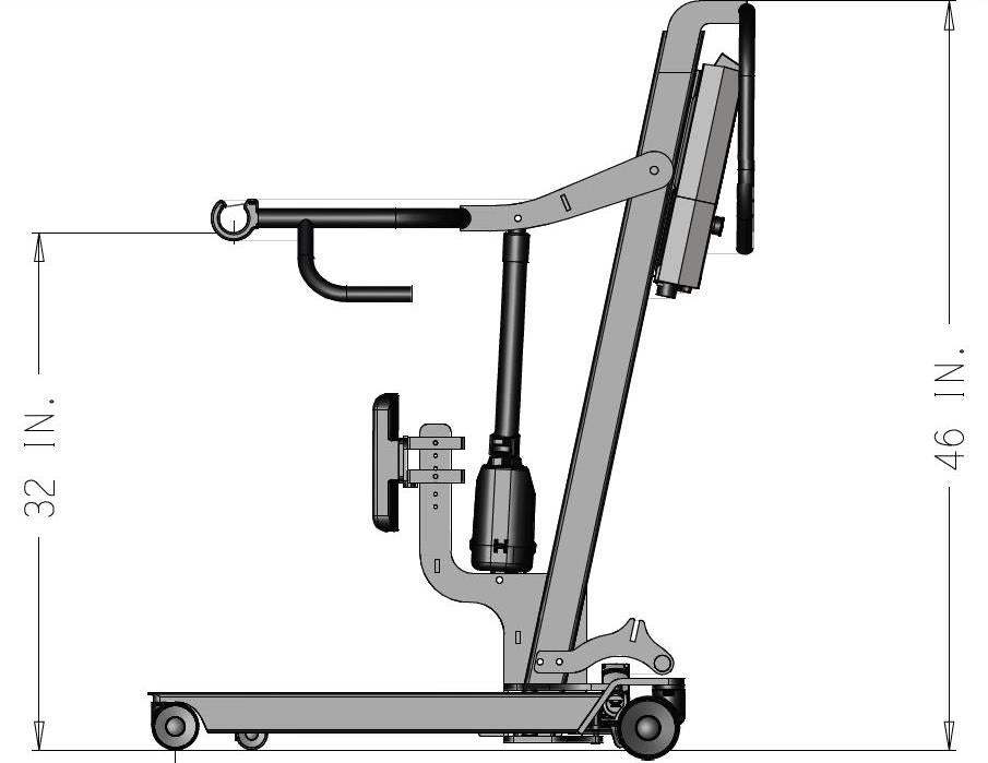 Sit-To-Stand 505 Floor Lifts