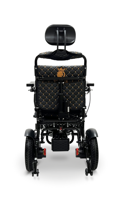MAJESTIC IQ-9000 Auto Recline Remote Controlled Electric Wheelchair Black Black