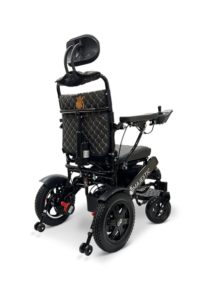 MAJESTIC IQ-9000 Auto Recline Remote Controlled Electric Wheelchair Black Black