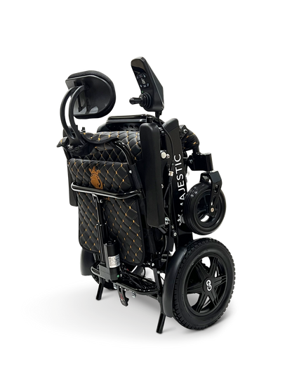 MAJESTIC IQ-9000 Auto Recline Remote Controlled Electric Wheelchair Black Black