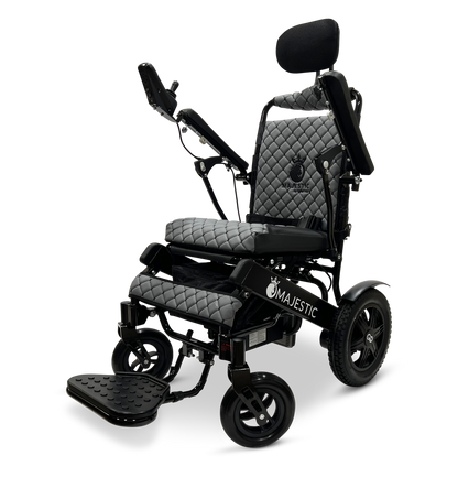 MAJESTIC IQ-9000 Auto Recline Remote Controlled Electric Wheelchair Black Gray