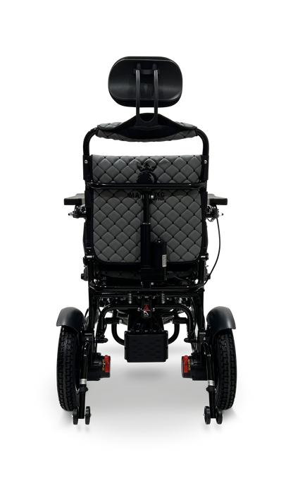 MAJESTIC IQ-9000 Auto Recline Remote Controlled Electric Wheelchair Black Gray