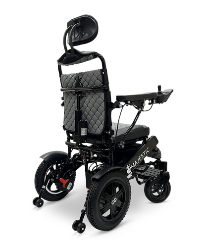 MAJESTIC IQ-9000 Auto Recline Remote Controlled Electric Wheelchair Black Gray