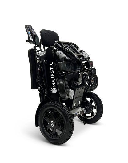 MAJESTIC IQ-9000 Auto Recline Remote Controlled Electric Wheelchair Black Gray