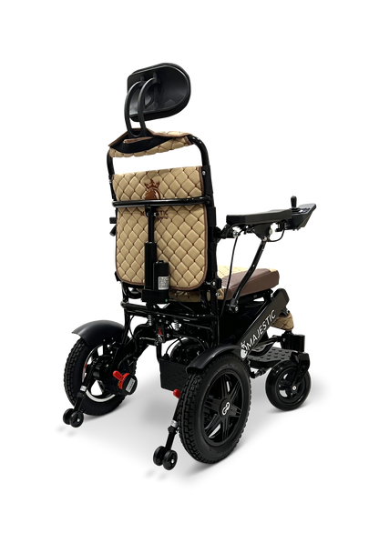 MAJESTIC IQ-9000 Auto Recline Remote Controlled Electric Wheelchair Black Coffee