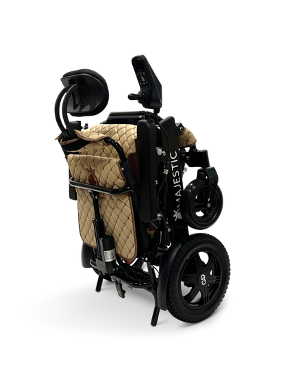 MAJESTIC IQ-9000 Auto Recline Remote Controlled Electric Wheelchair Black Coffee