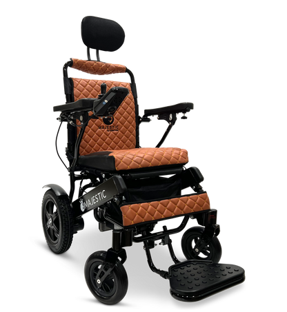 MAJESTIC IQ-9000 Auto Recline Remote Controlled Electric Wheelchair Black Taba