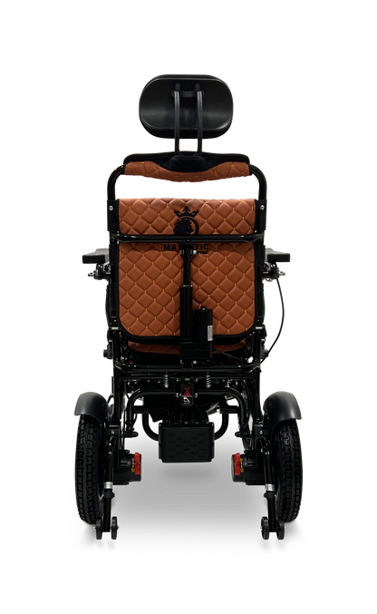 MAJESTIC IQ-9000 Auto Recline Remote Controlled Electric Wheelchair Black Taba