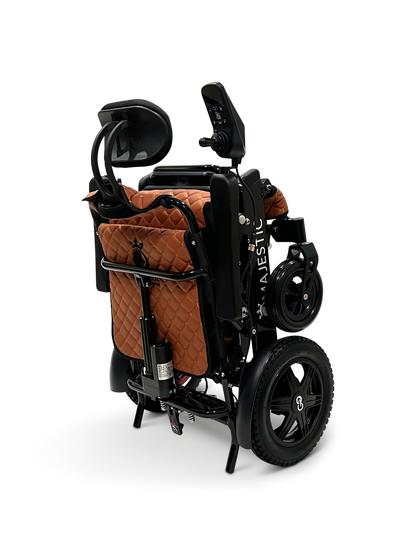 MAJESTIC IQ-9000 Auto Recline Remote Controlled Electric Wheelchair Black Taba