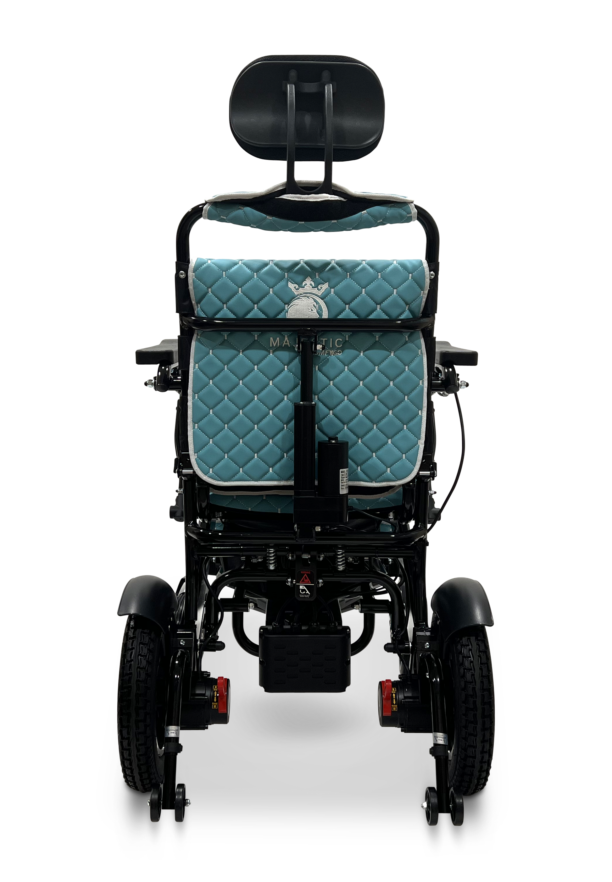 MAJESTIC IQ-9000 Auto Recline Remote Controlled Electric Wheelchair Black Teal