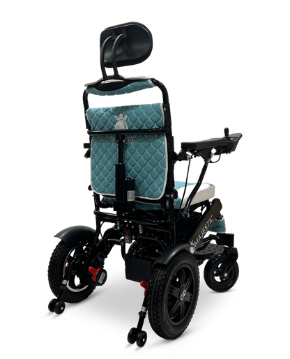 MAJESTIC IQ-9000 Auto Recline Remote Controlled Electric Wheelchair Black Teal