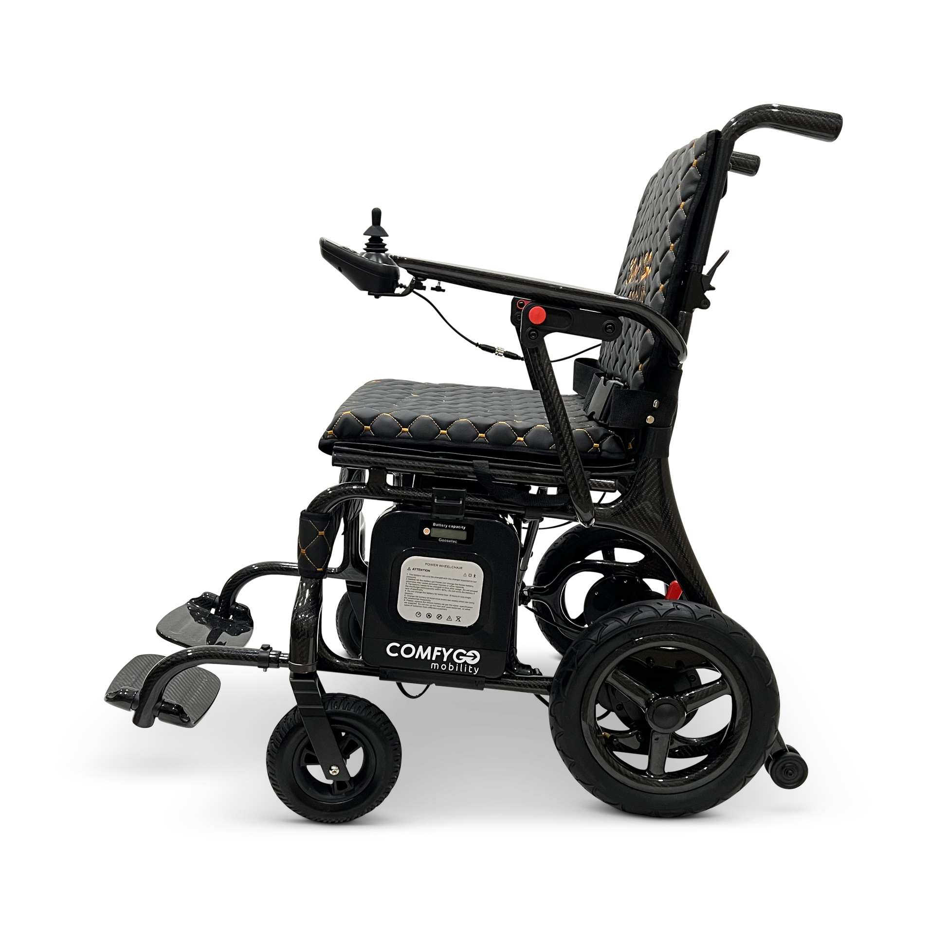 Phoenix Carbon Fiber Electric Wheelchair Black