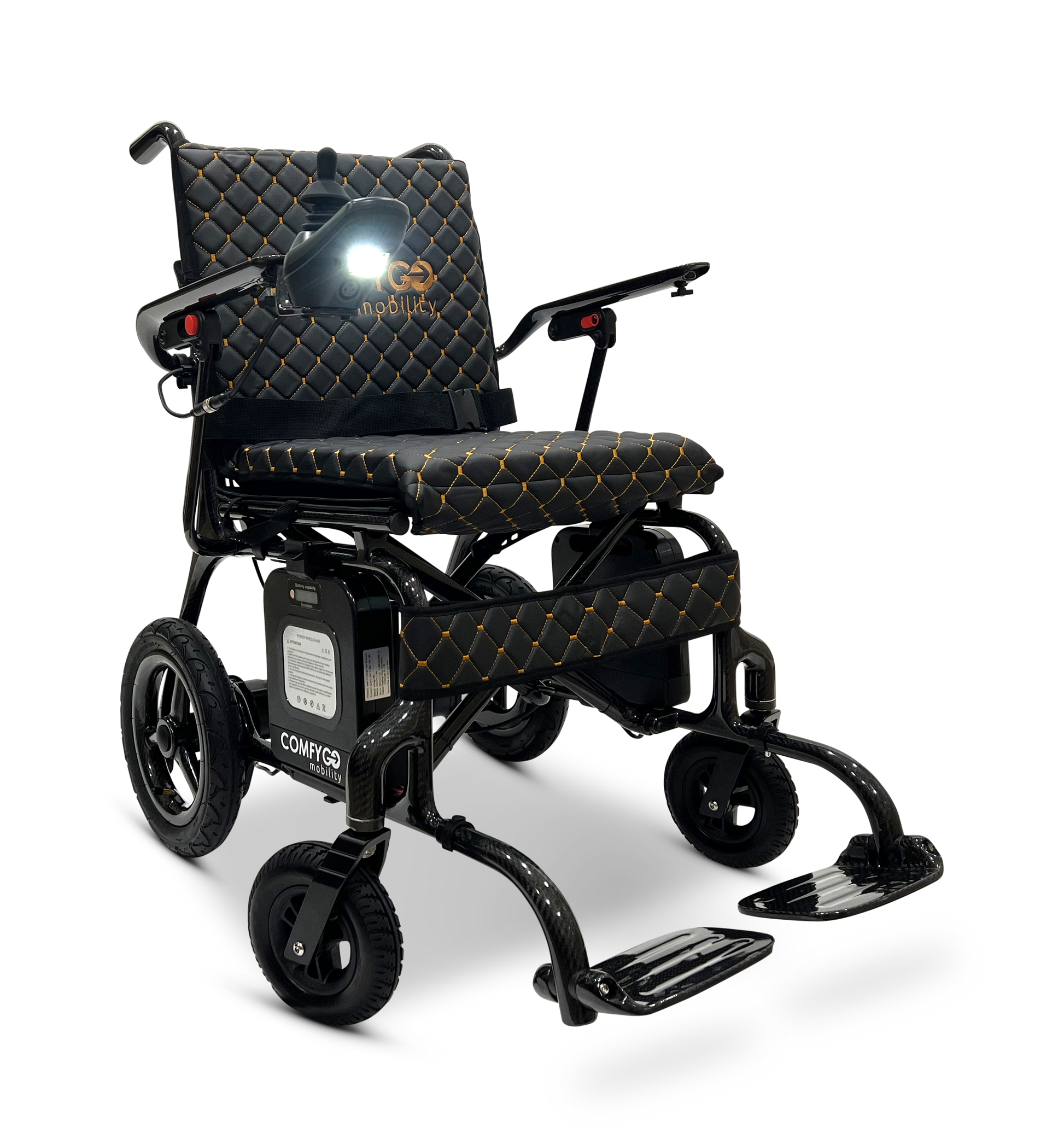 Phoenix Carbon Fiber Electric Wheelchair Black