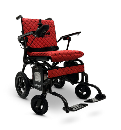 Phoenix Carbon Fiber Electric Wheelchair Red