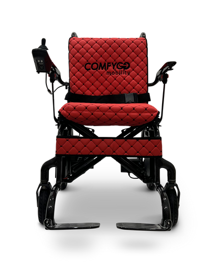 Phoenix Carbon Fiber Electric Wheelchair Red