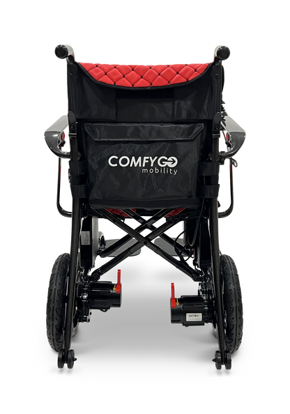 Phoenix Carbon Fiber Electric Wheelchair Red