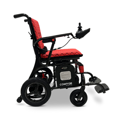 Phoenix Carbon Fiber Electric Wheelchair Red