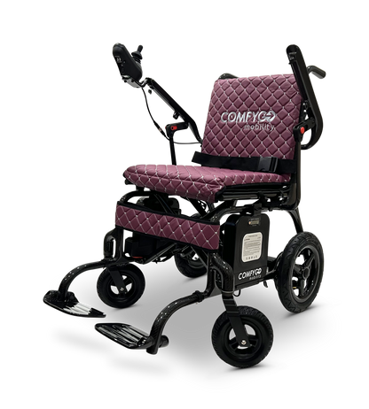 Phoenix Carbon Fiber Electric Wheelchair Purple