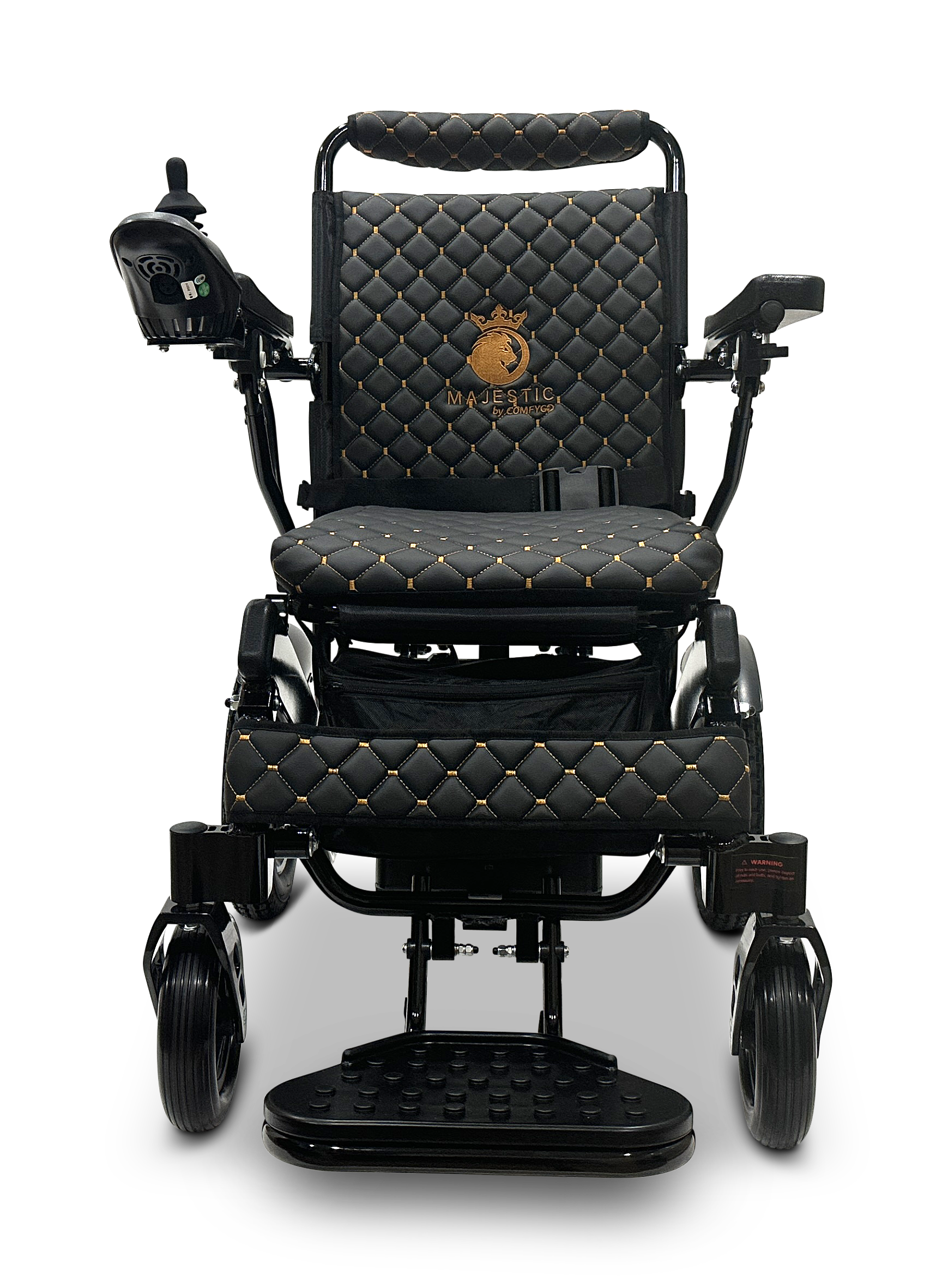 MAJESTIC IQ-8000 Remote Controlled Lightweight Electric Wheelchair Black Black