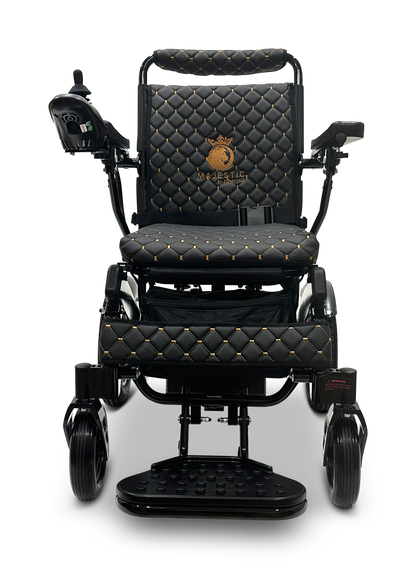MAJESTIC IQ-8000 Remote Controlled Lightweight Electric Wheelchair Black Black