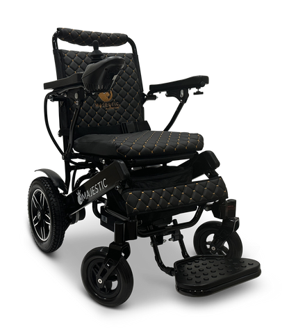 MAJESTIC IQ-8000 Remote Controlled Lightweight Electric Wheelchair Black Black
