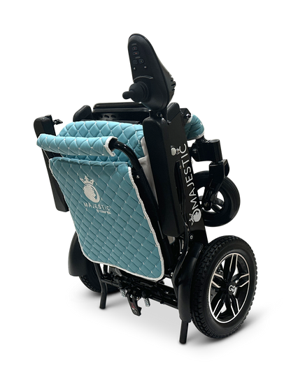 MAJESTIC IQ-8000 Remote Controlled Lightweight Electric Wheelchair Black Teal
