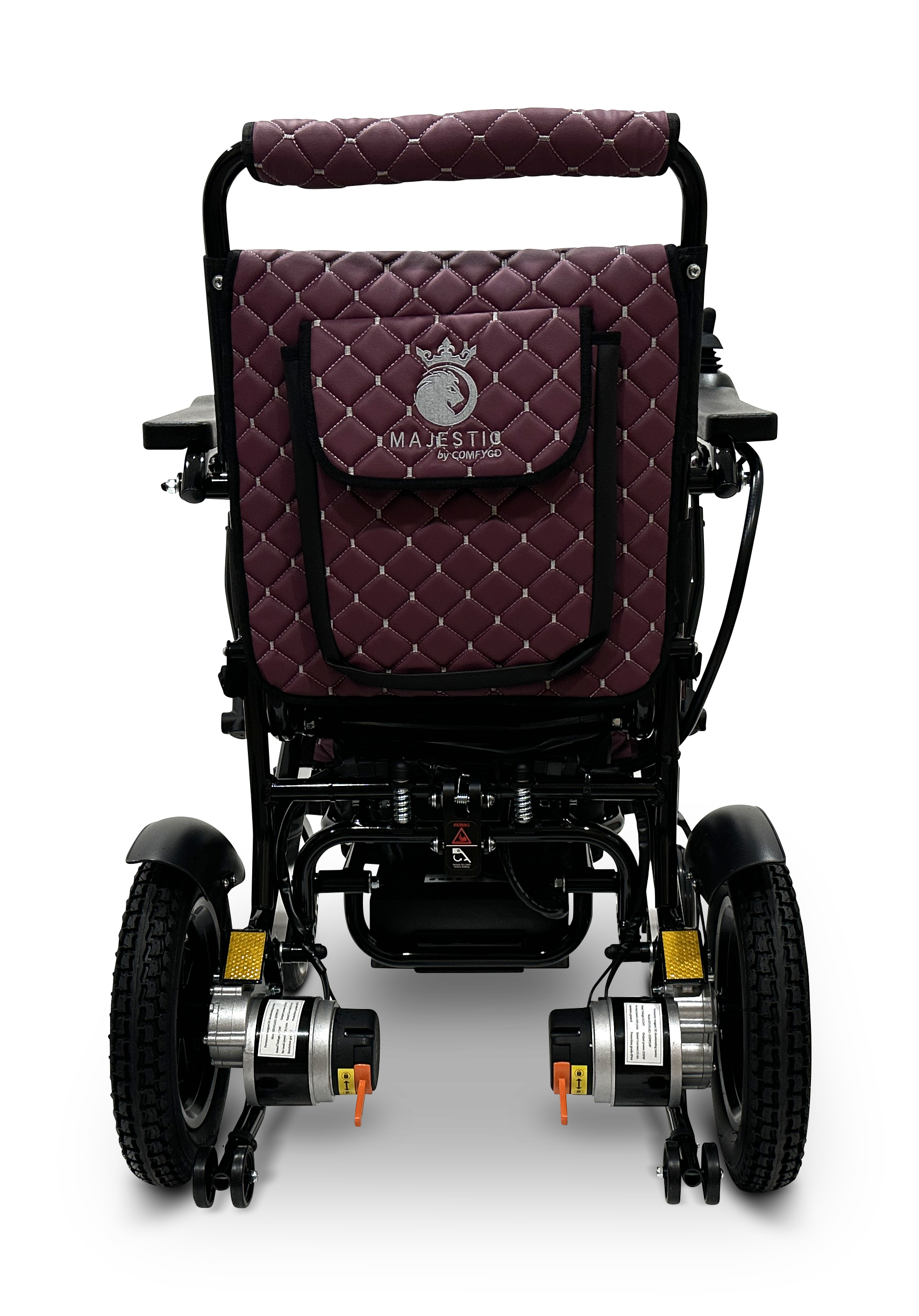 MAJESTIC IQ-8000 Remote Controlled Lightweight Electric Wheelchair Black Purple