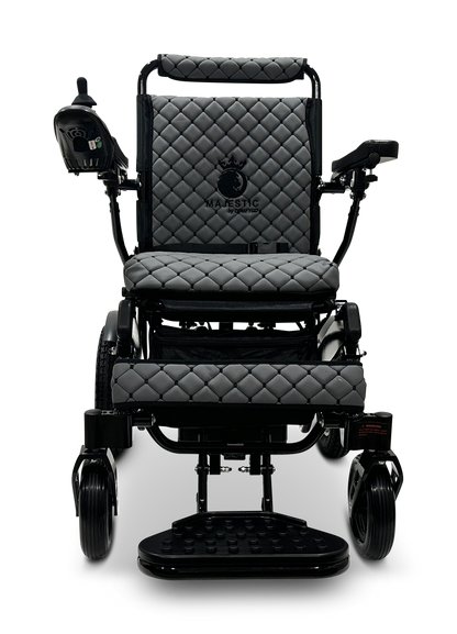 MAJESTIC IQ-8000 Remote Controlled Lightweight Electric Wheelchair Black Gray