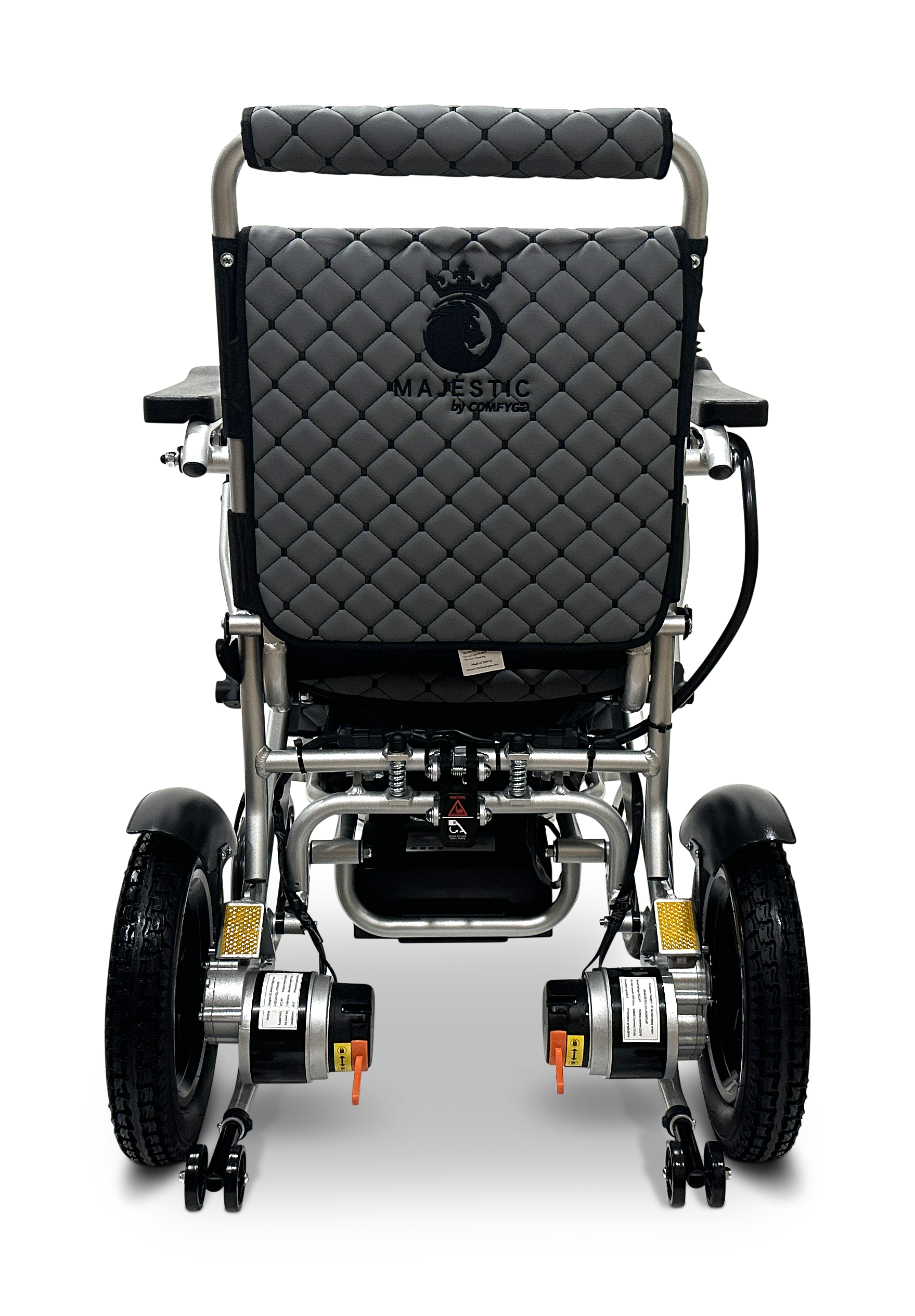 MAJESTIC IQ-8000 Remote Controlled Lightweight Electric Wheelchair Silver Gray