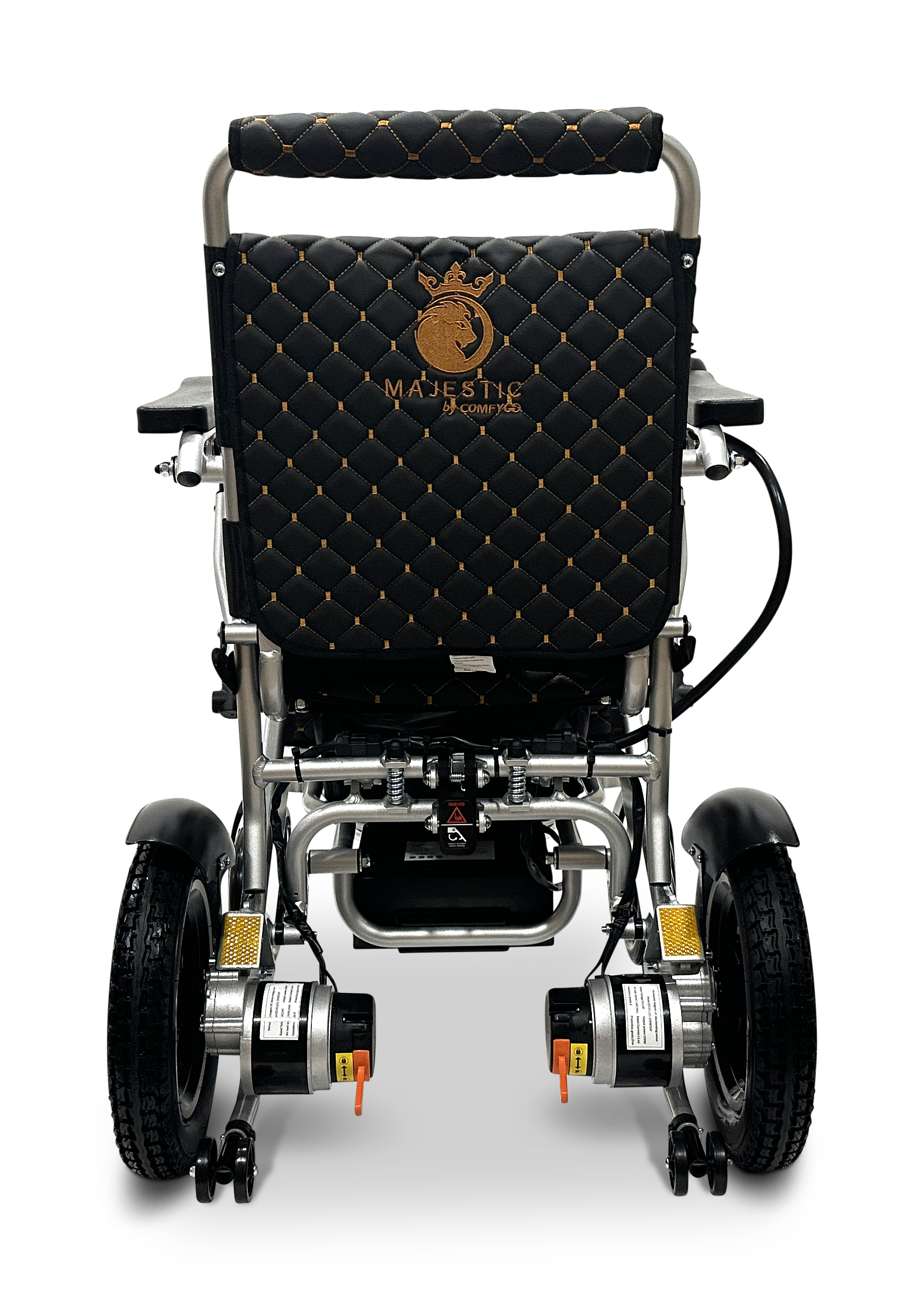 MAJESTIC IQ-8000 Remote Controlled Lightweight Electric Wheelchair Silver Black