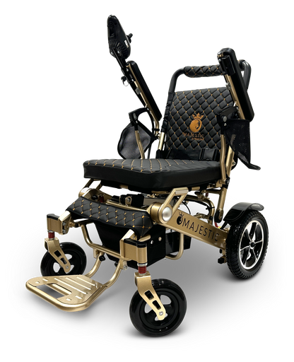 MAJESTIC IQ-7000 Auto Folding Remote Controlled Electric Wheelchair Bronze Black