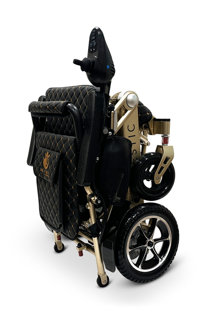 MAJESTIC IQ-7000 Auto Folding Remote Controlled Electric Wheelchair Bronze Black