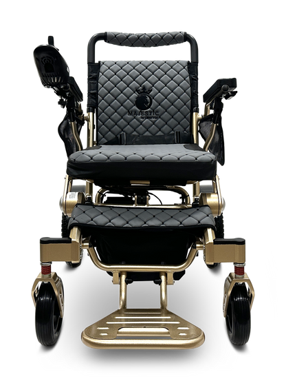 MAJESTIC IQ-7000 Auto Folding Remote Controlled Electric Wheelchair Bronze Gray