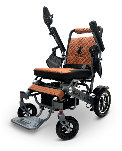 MAJESTIC IQ-7000 Auto Folding Remote Controlled Electric Wheelchair Silver Taba