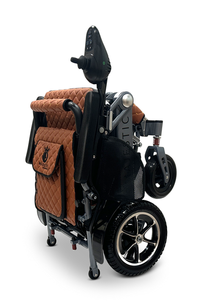 MAJESTIC IQ-7000 Auto Folding Remote Controlled Electric Wheelchair Silver Taba