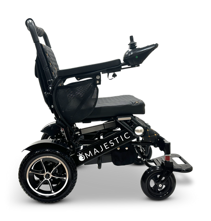 MAJESTIC IQ-7000 Auto Folding Remote Controlled Electric Wheelchair Black Black