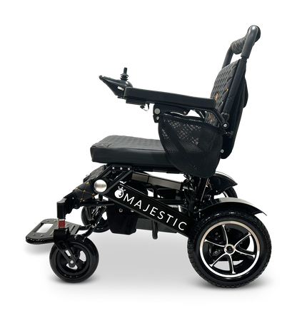 MAJESTIC IQ-7000 Auto Folding Remote Controlled Electric Wheelchair Black Black