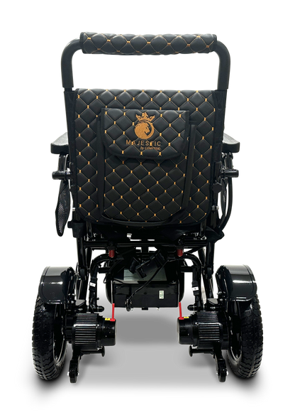 MAJESTIC IQ-7000 Auto Folding Remote Controlled Electric Wheelchair Black Black