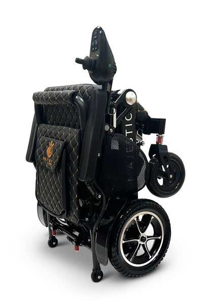 MAJESTIC IQ-7000 Auto Folding Remote Controlled Electric Wheelchair Black Black