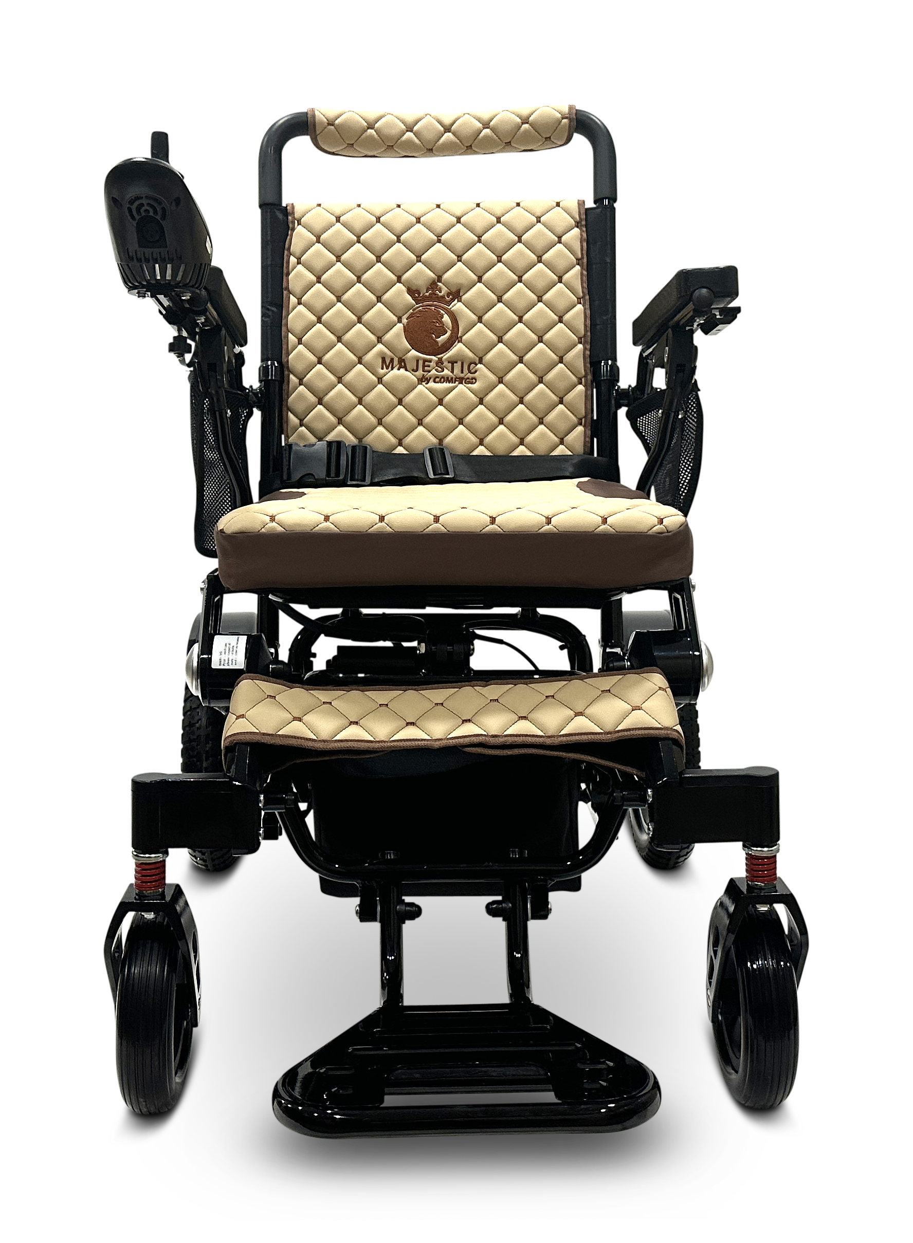 MAJESTIC IQ-7000 Auto Folding Remote Controlled Electric Wheelchair Black Coffee