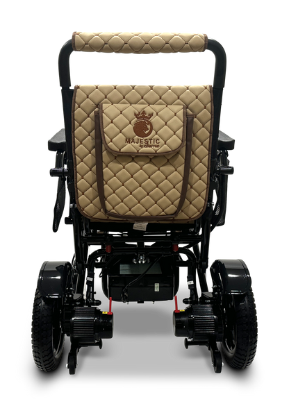 MAJESTIC IQ-7000 Auto Folding Remote Controlled Electric Wheelchair Black Coffee