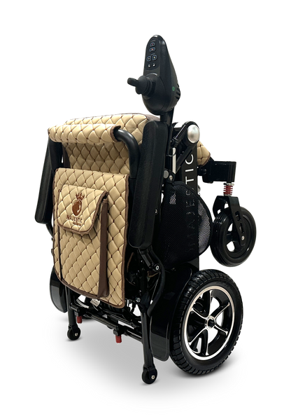 MAJESTIC IQ-7000 Auto Folding Remote Controlled Electric Wheelchair Black Coffee