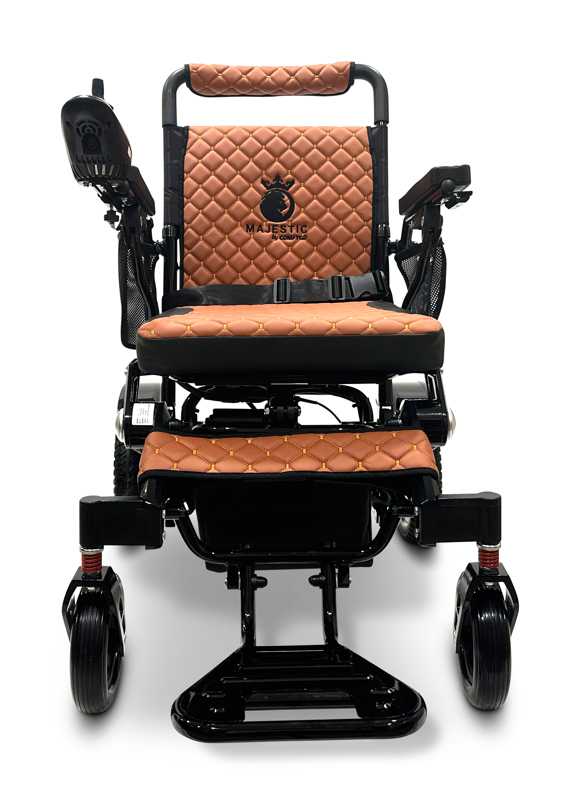MAJESTIC IQ-7000 Auto Folding Remote Controlled Electric Wheelchair Black Taba